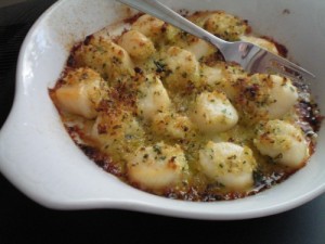 Gratin of Scallops & Chives