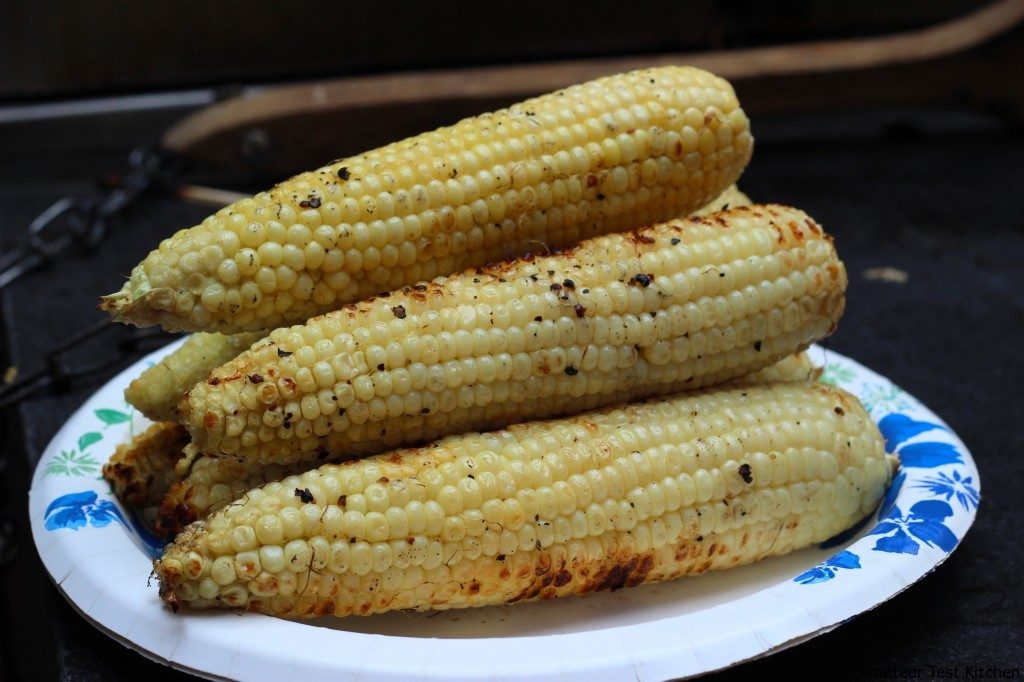 Grilled Corn with Basil Butter & Smoked Paprika
